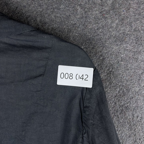 EILEEN FISHER Jacket Womens 16W Gray Linen Blazer Button Front Pockets - Picture 14 of 14